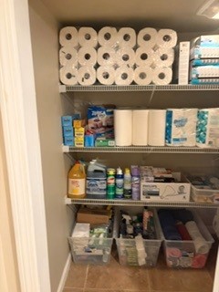 Pantry closet organization before and after — Let's Sage This Space, Easton CT